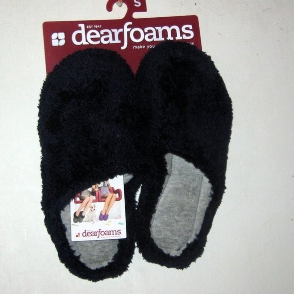 Dearfoams Small Size 5/6 Peacoat Slippers